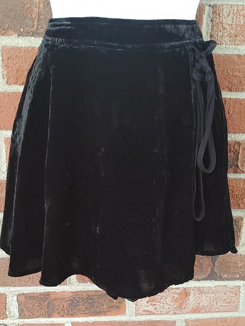 Free People Dance the Night Away Crushed Velvet Skort Size 6 (1229)